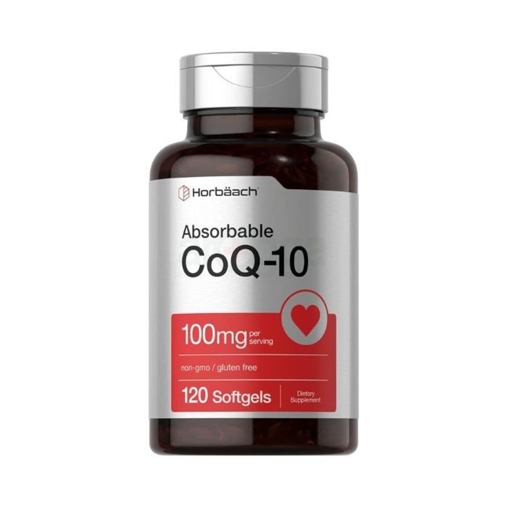 Horbäach Absorbable CoQ-10 - 100mg - 120 Softgels